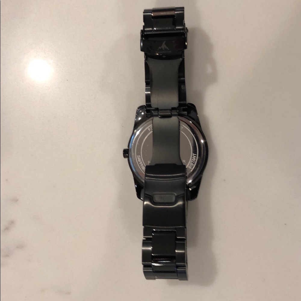 Plug & Feather Stone Face Men's Watch - Picture 3 of 3